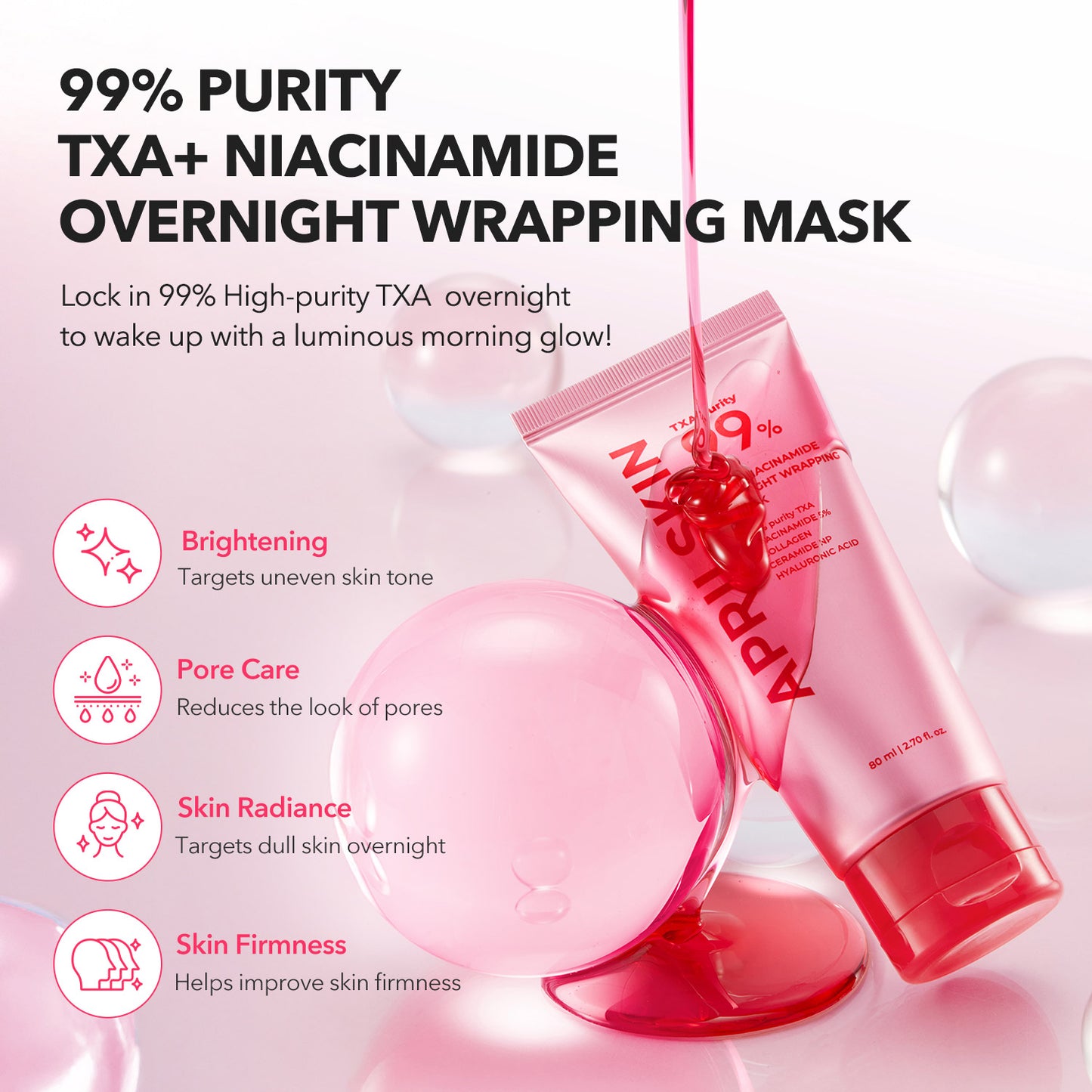 TXA Pink Glow Skincare Full Set