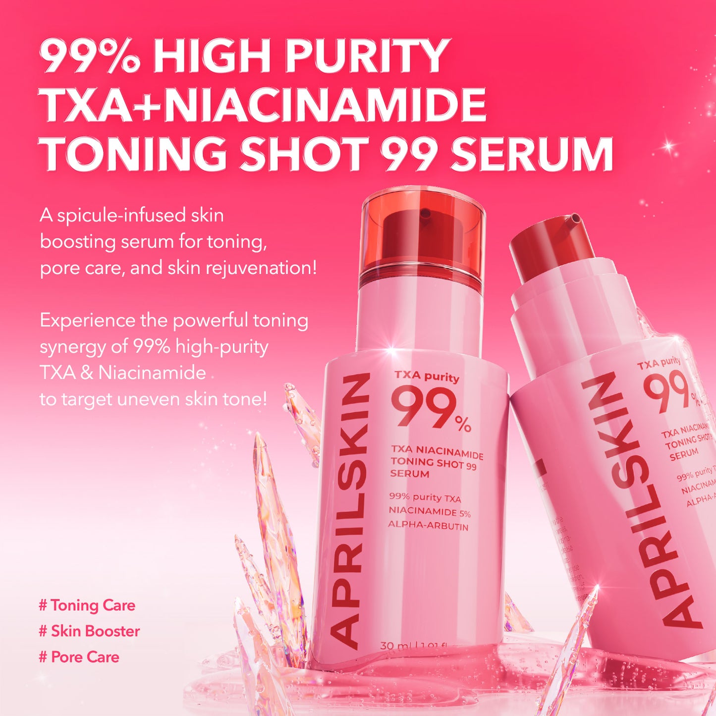 TXA Pink Glow Skincare Full Set