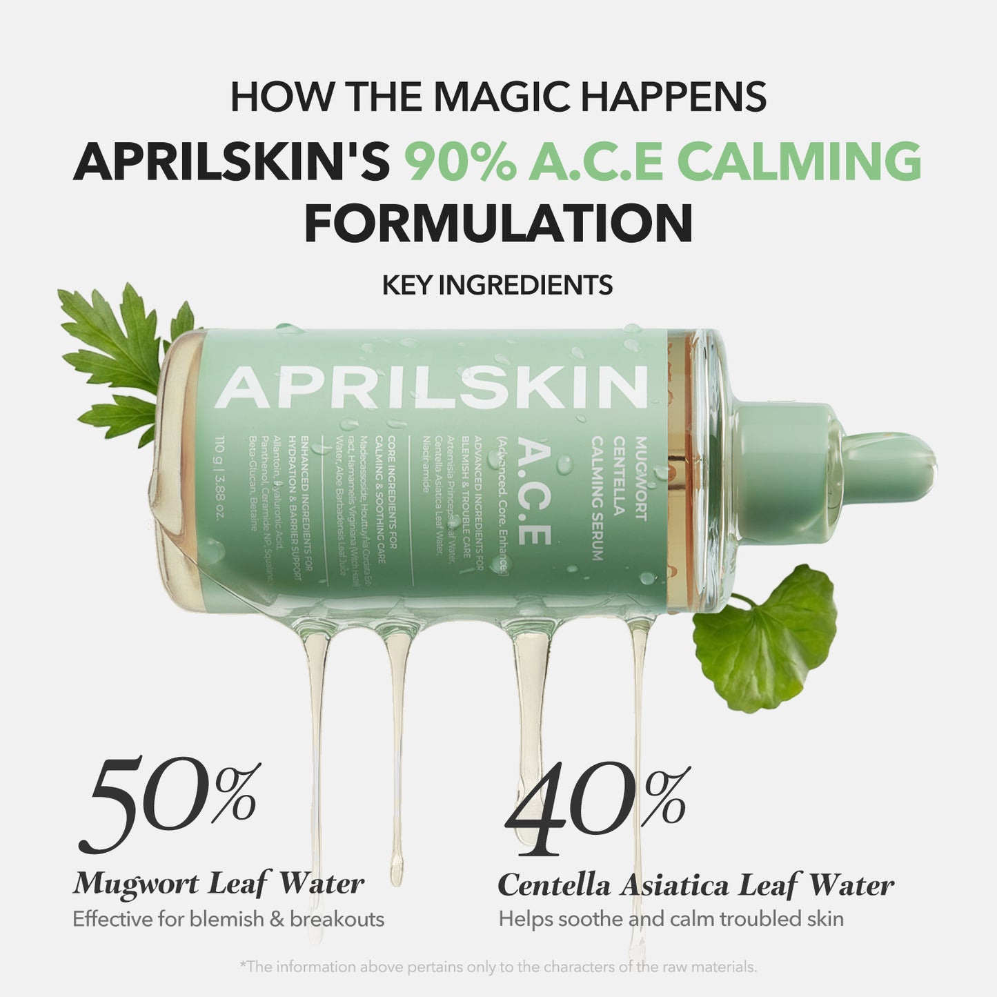 A.C.E Mugwort Centella Calming Serum - APRILSKIN US