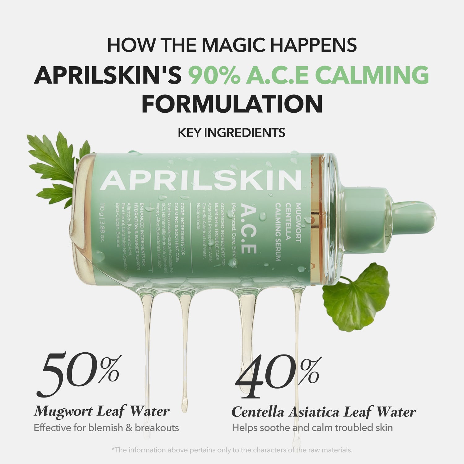 A.C.E Mugwort Centella Calming Serum - APRILSKIN US