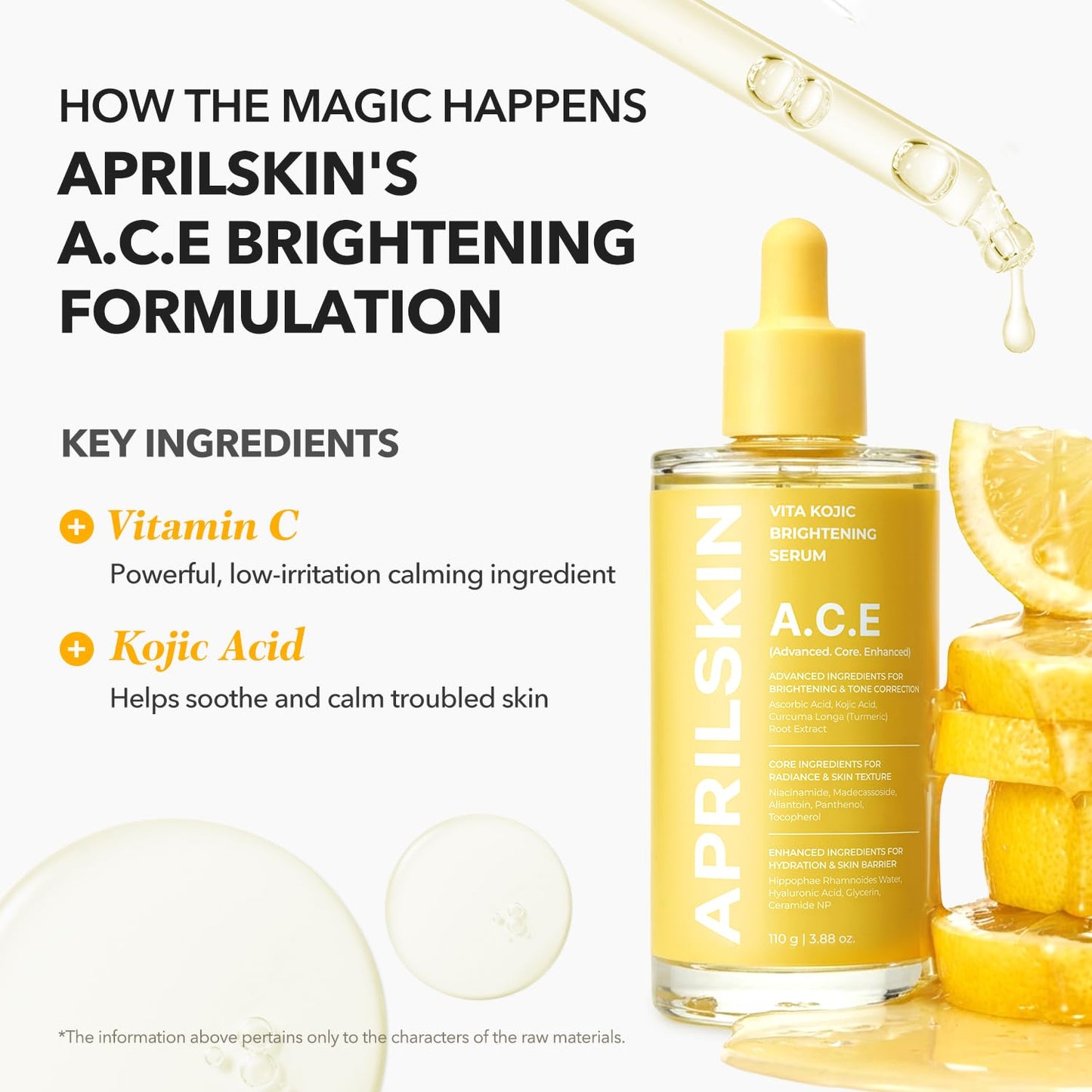 A.C.E Vita Kojic Brightening Serum - APRILSKIN US