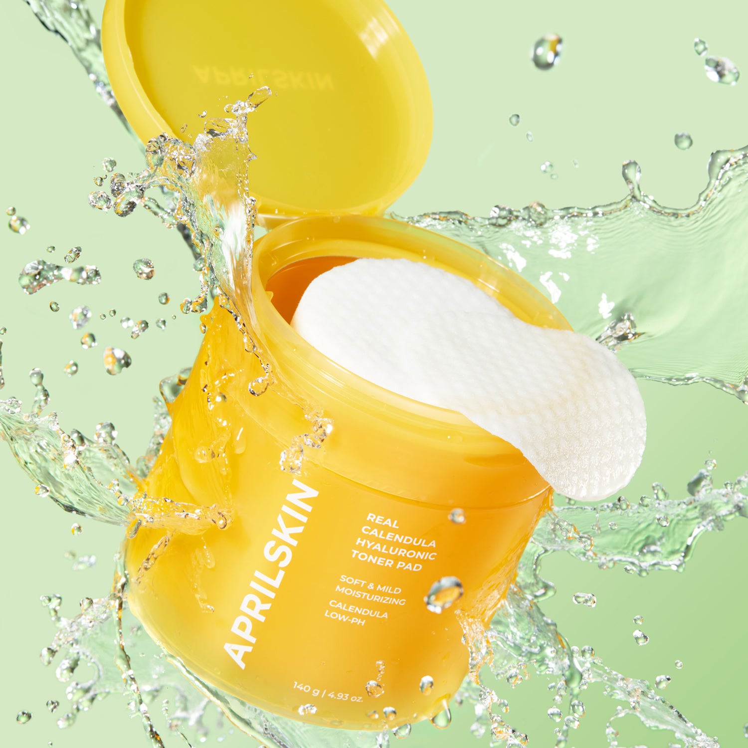 Calendula PHA Hyaluronic Toner Pads – APRILSKIN US