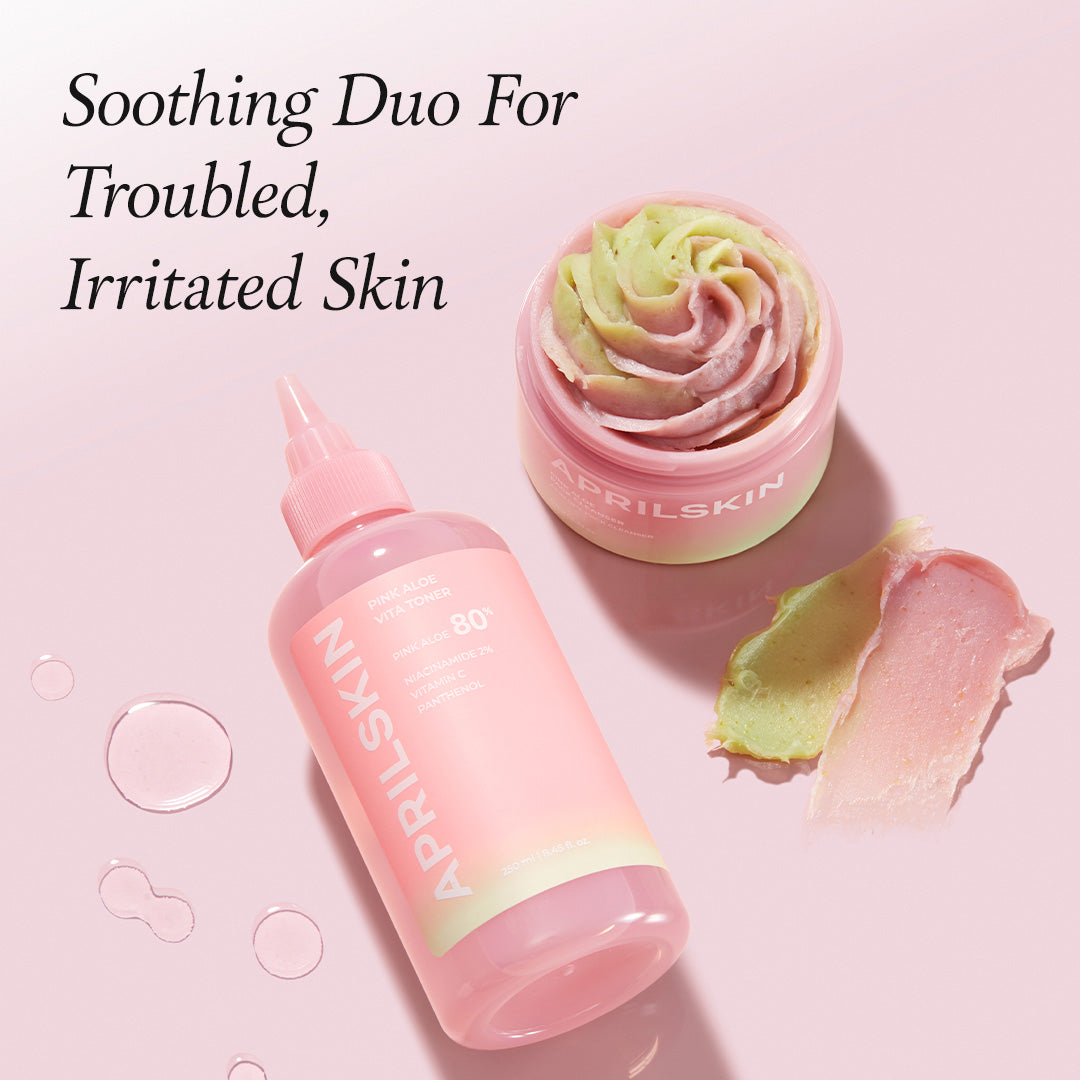 Pink Aloe Vitamin C Soothing & Brightening Toner – APRILSKIN US
