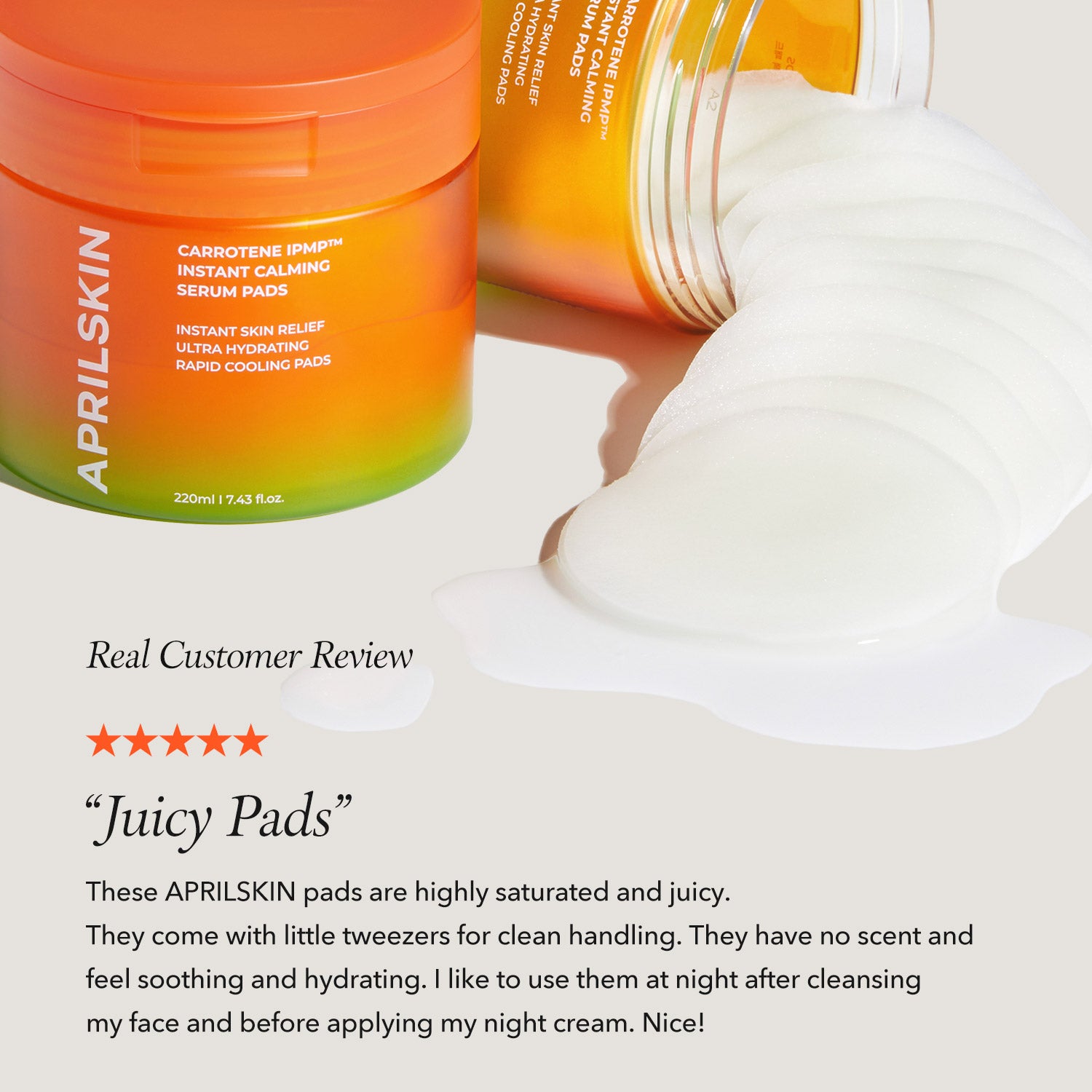 Carrotene IPMP™ Instant Calming Serum Pads – APRILSKIN US Carrotene IPMP™ Instant Calming Serum Pads – APRILSKIN US