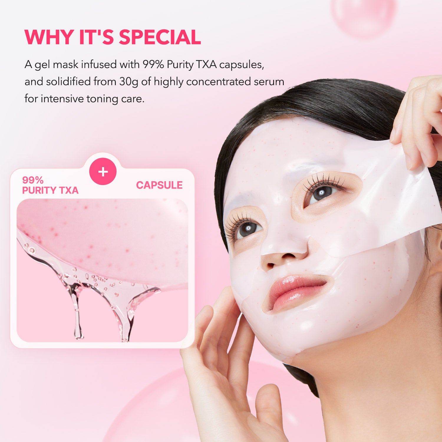TXA Pink Capsule Overnight Gel Mask – APRILSKIN US