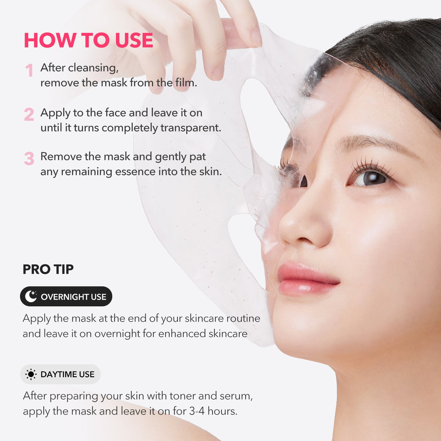 TXA Pink Capsule Overnight Gel Mask