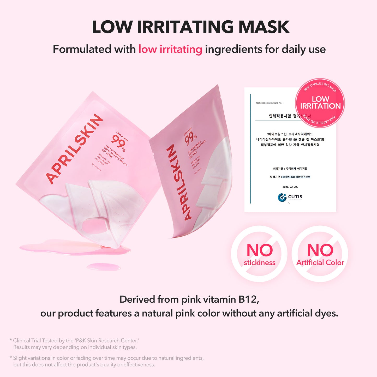 TXA Pink Capsule Overnight Gel Mask