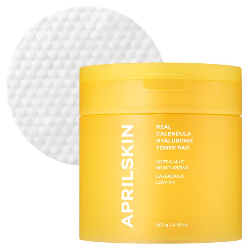 APRILSKIN Real Calendula Hyaluronic Toner Pad