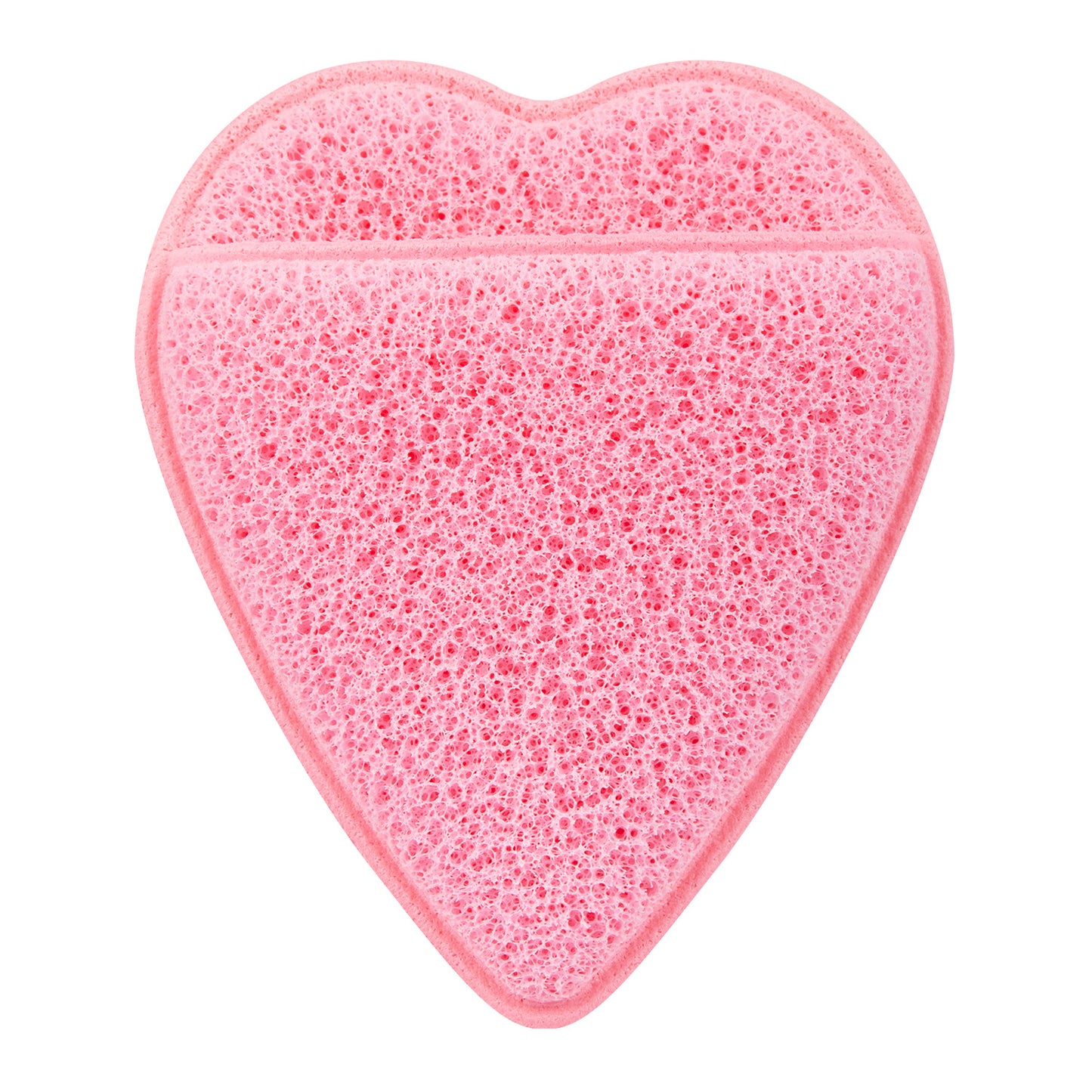 Heart-Shaped Facial Cleansing Sponge