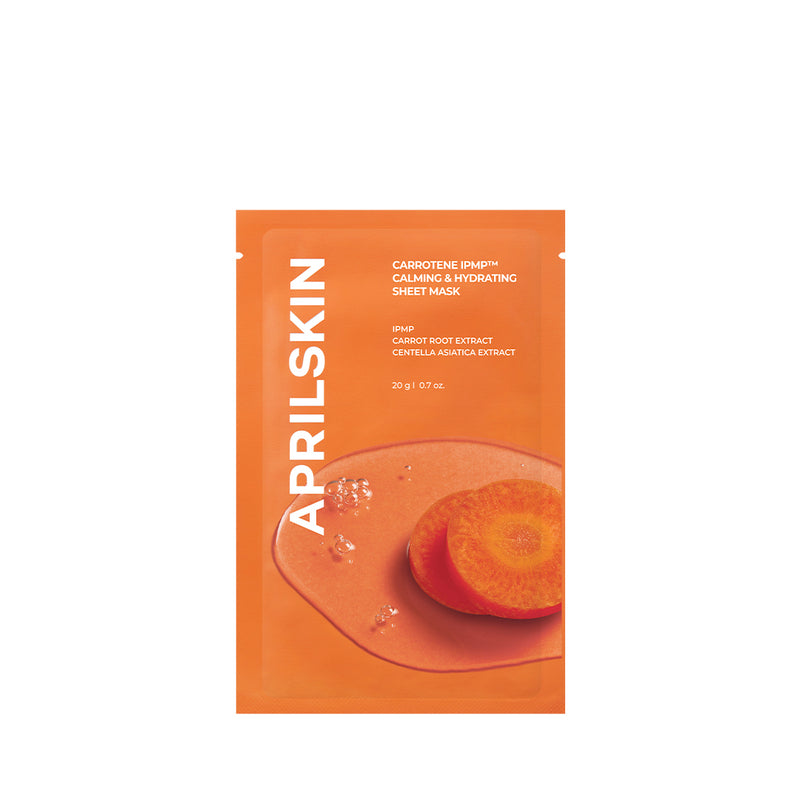 Carrotene IPMP™ Calming & Hydrating Sheet Mask - APRILSKIN US